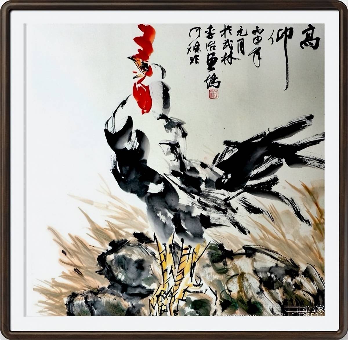 時代的高歌——賞畫家李治筆下的雄雞圖