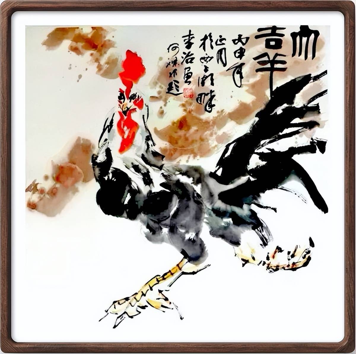 時代的高歌——賞畫家李治筆下的雄雞圖